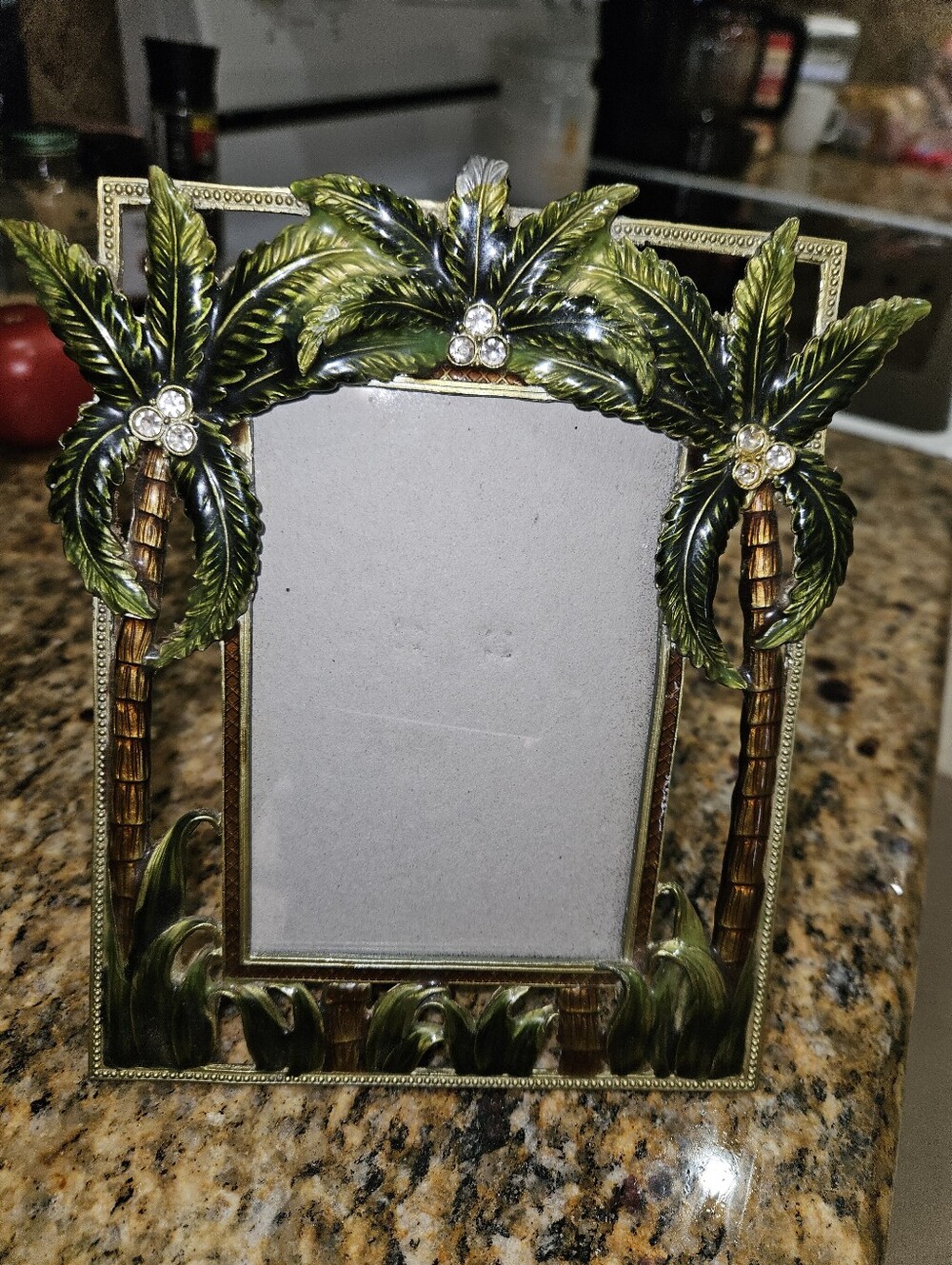 Palm Tree Decorative Photo Frame - Green 3x5